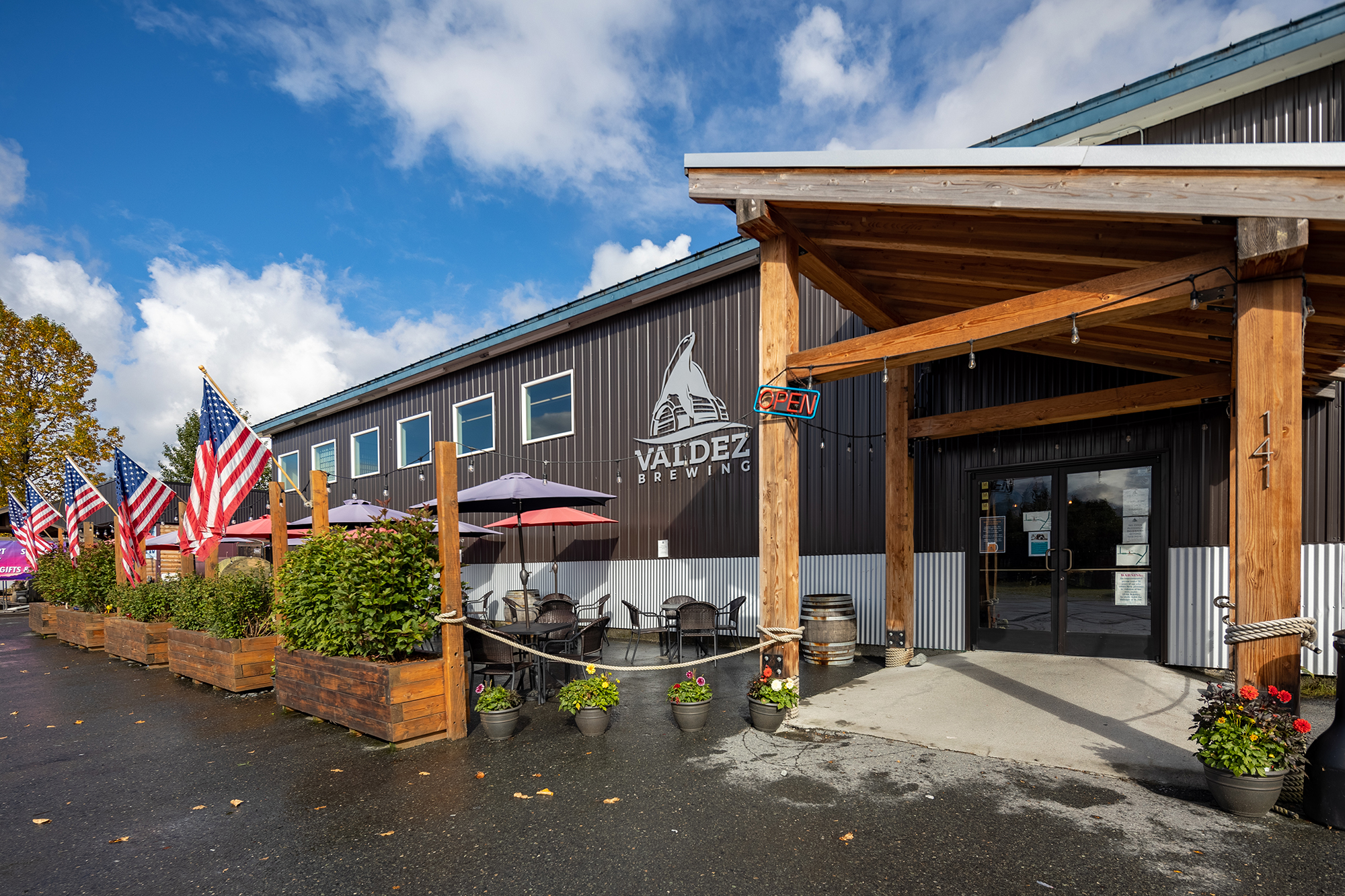 Inside the Valdez Brewing taproom