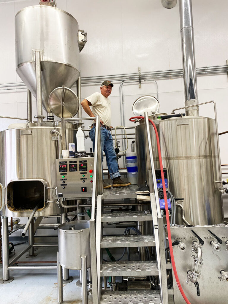 The Valdez Brewing brewhouse